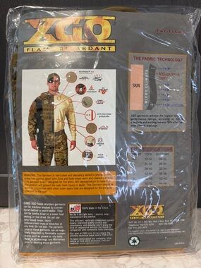 XGO Phase 1 Flame Retardant Lightweight Boxer Brief Size LARGE Coyote brown